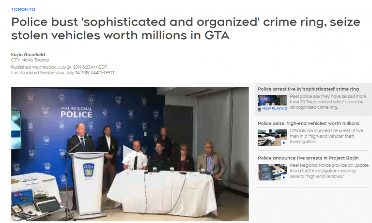 police bust sophisticated